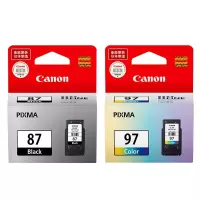 佳能(Canon)原装PG-87/CL-97黑色彩色墨盒适用E568打印机一体机 PG87/CL97黑色彩色墨盒套装
