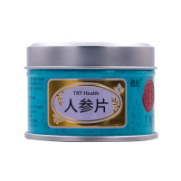 北京同仁堂人参片切片 总统牌人参片50克/罐 东北人参片滋补煲汤