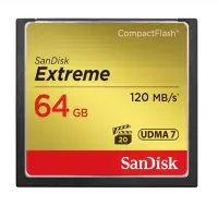 闪迪 64GB CF(CompactFlash) 存储卡UDMA7 至尊