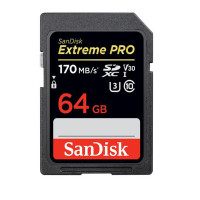 闪迪(SanDisk)64GB SD存储卡 U3 C10 V30 4K 捕捉4K超高清 (个)