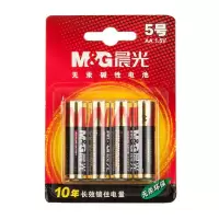 晨光5号碱性电池(4粒吸卡)ARC92556(卡)