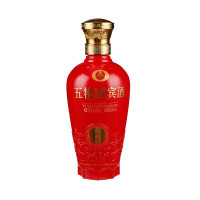 五粮液五粮国宾酒珍品52度浓香型纯粮食白酒红瓶500mL*6瓶(整箱)
