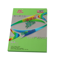 旗舰(FLAGSHIP) 彩色复印纸 A4 80克100张/包 翠绿色