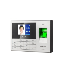 得力 14050C 云人脸指纹考勤机 银灰