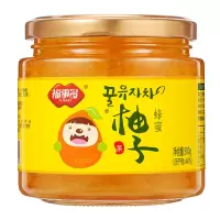 福事多蜂蜜柚子茶500g冲饮泡水喝的冲泡饮料韩式水果茶饮随身便携