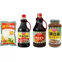 厨邦 调味品礼盒 4件套 (老抽 / 生抽 / 味精 / 黄豆酱)
