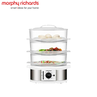 摩飞电器(MORPHY RICHARDS)MR1148多功能电蒸锅蒸笼三层家用电热锅 出厂标配
