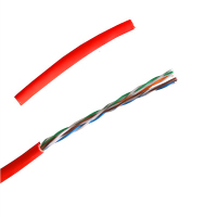 酷比客 红色305m 超五类成箱网线LCLN5ERD-305M(根)