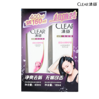 清扬(CLEAR) 清扬去屑洗发露多效水润套装(400+160)g 单套装