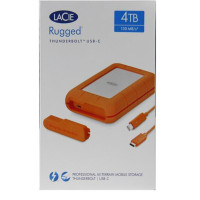 希捷 莱斯 LaCie 4TB雷电Type-C/USB3.1 移动硬盘 Rugged 2.5英寸 便携三防 (套)
