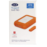 希捷 莱斯 LaCie 4TB Type-C/SD卡槽 移动硬盘 Rugged RAID Pro 2.5英寸(套)