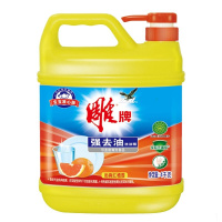 强去油洗洁精 无毒级可直接清洗食品不伤手 红橙香 4Kg*1瓶