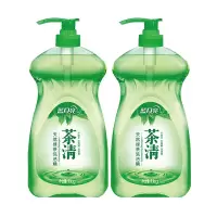 茶清洗洁精套装 洗涤灵洗碗果蔬净餐具净 1kg*2