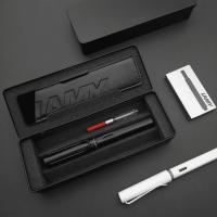凌美(LAMY) safari - 铁盒钢笔套装 钢笔/专用铁盒/吸墨器/墨胆/笔套 亮黑/磨砂黑 颜色备注 单套价格