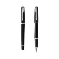 派克(PARKER) 都市磨砂黑杆白夹墨水笔 单支价格