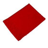 艾丝雅兰 中国红 木代尔围巾30*180cm 鸿福高照 单条装