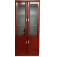 春丰祥 CFX-104001 书柜 800*400*2000 优质胡桃木实木皮贴面 办公柜 柜子 单个
