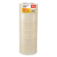 齐心 (COMIX) JP6020-6 封箱胶带 6卷/筒 单筒价格 单筒价格