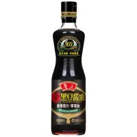 鲁花 调味品 全黑豆酱油500ml 酱香原汁 特级酱油 非转基因 黑豆酿造