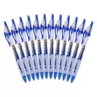 晨光（M&G）GP1163 按动中性笔/签字笔 0.5mm 12支装 蓝