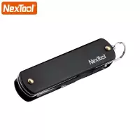NexTool/纳拓 NE20010 户外多功能指甲刀开箱小钩刀迷你指甲刀指甲锉钥匙圈 黑色