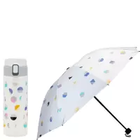 德鲁曼(DELUMEN) DBS-1002幸福里家居套装 幸福里马克杯保温杯壶遮阳晴雨伞套装
