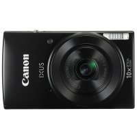 佳能(Canon)(WB)IXUS 190 数码相机 黑色 2000万像素 10倍光学变焦 24mm超广角