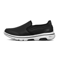 Skechers斯凯奇网布拼接健步鞋休闲男士一脚蹬懒人鞋豆豆鞋216013