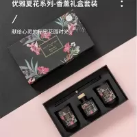 名創優品(miniso) 优雅夏花 香薰礼盒套装