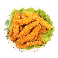 大用雪花无骨鸡柳900g里脊肉串冷冻油炸小吃半成品