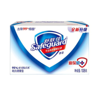 舒肤佳(Safeguard )香皂纯白清香型108g*72块 一箱起订
