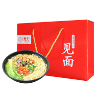 新品麦胚挂面条 4种口味 劲道爽口细面条 家庭大礼包3.2Kg 单位:盒