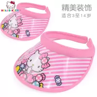 HelloKitty凯蒂猫春夏季儿童发夹太阳帽女童出游休闲遮阳帽空顶帽
