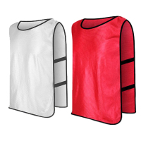 定制对抗服背心马甲 红色/白色 随机发货