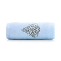 内野(UCHINO) JD02792-N-B 素色高低毛绣花面巾34×80cm(蓝色)