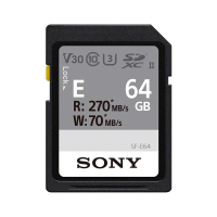 索尼 SONY SF-E64 SD卡 64G 高速读取270MB 相机存储卡 UHS-II
