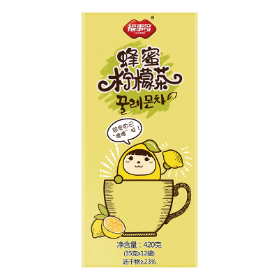 福事多蜂蜜柚子茶420g 小袋装冲饮泡水喝的韩式花水果茶饮料礼盒