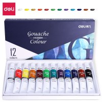 得力(deli) 73854-18 色水粉颜料(蓝) 单位:盒