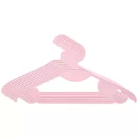 绿之源 干湿两用塑料晾衣架 10/套 多功能收纳无痕家用晾衣架子衣服架衣撑子