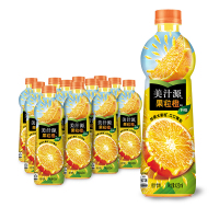 美汁源果粒橙 橙汁果汁饮料 420mlX12瓶 整箱装