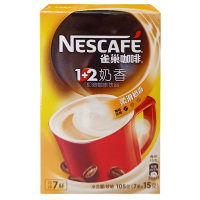 雀巢咖啡Nescafe1+2雀巢奶香咖啡105g(15g*7条)