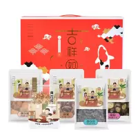 姚朵朵 吉祥如鲤干货礼盒760g 菌菇干货礼盒 年节伴手礼 大礼包