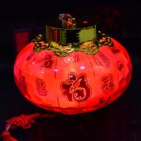 1.2m灯笼新年灯笼RS装饰大红灯笼缎面不带字 撑开80cm(一对装)