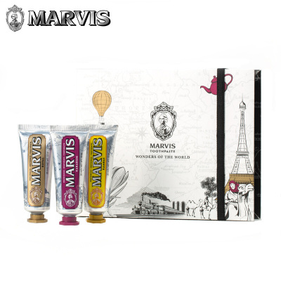 玛尔斯 MARVIS牙膏 25ml*3支