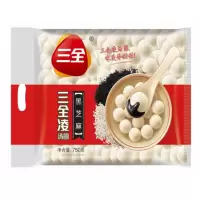 三全凌速冻汤圆黑芝麻馅宁波风味元宵糯米圆子甜品甜点心速食500g,一箱20包