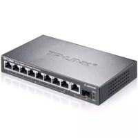 普联 TP-LINK POE交换机 TL-SG1210P 网络网线分线器 8口千兆POE交换机