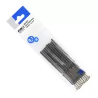 得力圆珠笔芯油笔芯按动式0.7mm圆珠笔笔芯蓝色笔心通用替芯办公用品 6959笔芯100支