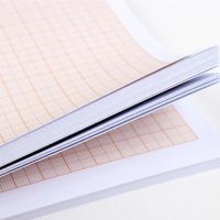 递乐(DiLe)倾阑坐标纸a3桔红色格子纸学生座标纸方格纸格纸计算纸绘图纸 A1(50*75厘米10张)