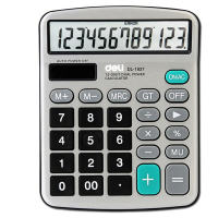 得力(deli)1837 桌上型计算器 得力计算器