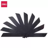 得力(deli)大号/小号壁纸墙纸刀片裁纸刀片切割刀片美工刀片 78000 5盒装